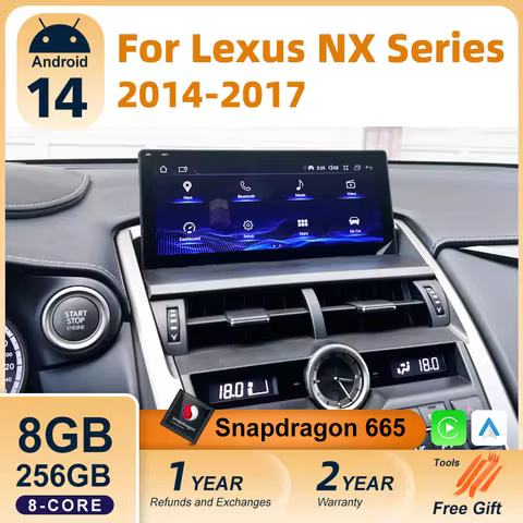 Android 14 8G 128G For Lexus NX NX200 NX200T 300h 2014-2021 Car Radio GPS Navigation Multimedia Play