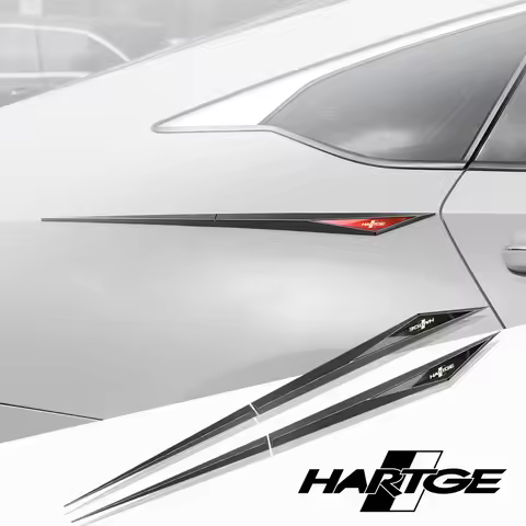 2pcs car stickers TPU car accessories para auto for Hartge bmw e36 e46 compact z3 z4 e89 g29 x5 7 se