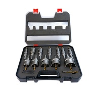 12 Piece Carbide Hole Saw Kit Tipped Hole Saw Drill Bit 16-50mm Hole Saw Cutter Set for Metal Stainl