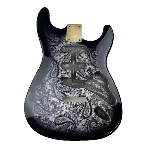 ST Alder Electric Guitar Body - Metallic Green Gloss Polyester Finish | Replacement Part for Stratoc