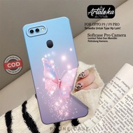 HP OPPO F9/F9 PRO Fashion Case Cute Butterfly Softcase OPPO F9/F9 PRO Silicone Pro Camera OPPO F9/F9