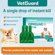 Fipronil Drops for Pets | Flea and Tick Deworming Drops for Cats and Dogs Pet-Specific Anti-Parasite