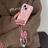 Sweet Girl Pink Cherry All-Inclusive Silicone Suitable For iPhone 17 16 15 14 13 Pro Max i15 i16 i17