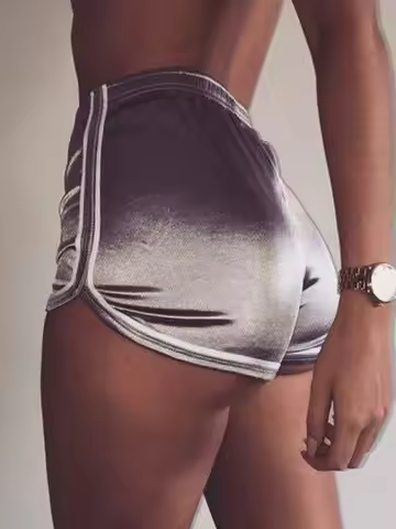 Women Shorts Summer Silk Slim Beach Casual White Egde Shorts Hot