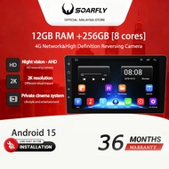 SOARFLY Android Kereta SP Android Player 9" & 10" inch (12Gb Ram+256Gb) Car Multimedia Android Playe