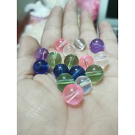 25 grams of 8mm multi-colored marble