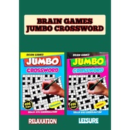 BRAIN GAMES JUMBO CROSSWORD ( MIND TO MIND ) CROSSWORD PUZZLE BOOK FOR ADULT PUZZLE BOOK FOR ADULTS