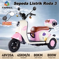 Sepeda Motor Listrik Roda 3/Sepeda Roda Tiga Listrik / Sepeda Listrik
