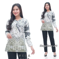 BAJU BATIK ATASAN KERJA WANITA NGAJAR BAJU GURU NGAJAR SERAGAMAN BAJU