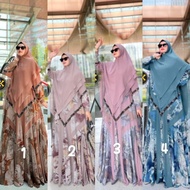 [FREE PPN] HK DERMAWAN ZAYBA Baju Dress Gamis Muslimah Zayba Syari by