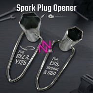 EX5 RXZ PLUG OPENER SPANAR BUKA PLUG SPANA SPARK PLUG SPANNER OPENER C70 GBO WAVE100 Y125 Y110 SS Y8