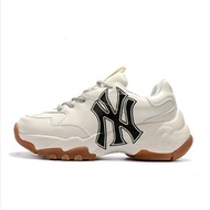 fashion Mlb Korea New York Yankees The Increased Classic Big Logo Caramel Bottom Dad Shoes.