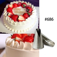 Cake Decorating Cream Nozzle Size 686 Piping Bag Nozzle