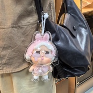 JIYAN2866 Acrylic CRYBABY Protective Cover Dust Case POPMART Transparent Crybaby Protective Case  Vi