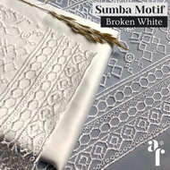 ½ meter Kain Brukat PREMIUM // Brokat Tile Prancis bahan Kebaya Sumba Motif