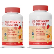 SmartyPants Smarty Pants Kids Formula Multivitamin & Omega 3 Fish Oil (DHA/EPA), Daily Gummy Vitamin