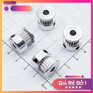 [2 Pieces]- GT2 Gear, 20 Tooth Pulley, 2mm Step, 7mm Belt Groove, 5mm Hole Regular Electronic
