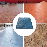 [kokiya] Concrete Stamping Tool, Seamless Stamping Mat, 45 Cm X 45 Cm, Mold, Concrete Texture Mat, C