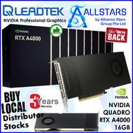 (ALLSTARS : We are Back / DIY PROMO) Leadtek Nvidia RTX A4000 / A4000 / RTXA4000 16GB GDDR6 / Quadro PCI-Express x16 Graphics Card (Warranty 3years with BanLeong)