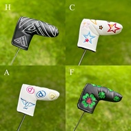 GOLF Putter Cover Multi-Element Club Protective Cover PU In-Line Straight GOLF Iron Wood Club Head C
