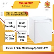 Unik Kulkas 1 Pintu Mini Bar Sharp SJ-50MB-XW Berkualitas