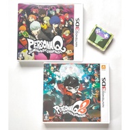 Lot 2 3DS Persona Q Q2 Shadow & Cinema of Labyrinth Japan Game ATLUS