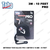 TOHO Black PRO Meter 3 Meters x 16 mm - 10 Feet
