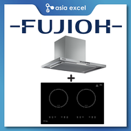FUJIOH FR-CL1890R 90CM CHIMNEY HOOD + FUJIOH FH-ID5120 2 ZONE INDUCTION HOB