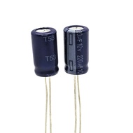 5PCS 220uF10V Electrolytic capacitor 220uF 10V size:6*12mm 10V220uF capacitor 10V 220uF