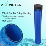 20inch double oring housing 1/2inch/20inch housing blue/20inch double oring housing/20inch vending m