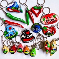 Bicol Sili Mayon Cagsawa Keychain Souvenir Collection Ceramic