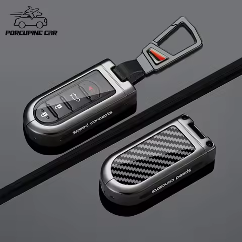 Zinc Alloy Car Key Case For Toyota Rush Daihatsu Tanto LA600S LA800S LA610S Perodua Key Chain Access
