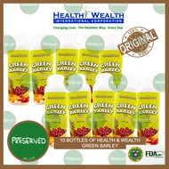 Health and Wealth Green Barley 10 BOTTLES