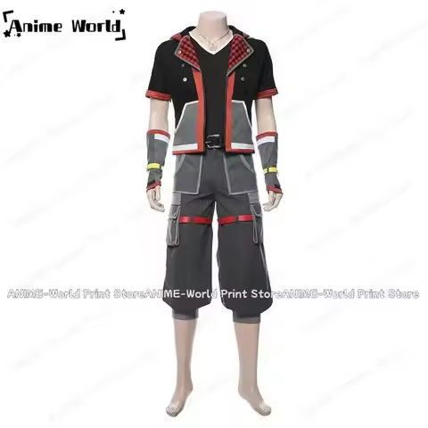 《Custom 》Game Kingdom Hearts Iii Sora Cosplay Costume Party Christmas Halloween Any Sizeb;4.f'7;j,3'