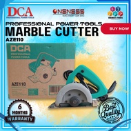 'DCA - PROFESSIONAL POWER TOOLS MARBLE CUTTER AZE110 1 PIECE" ("FREE" DCA DIAMOND SAW BLADE 6 INCH)