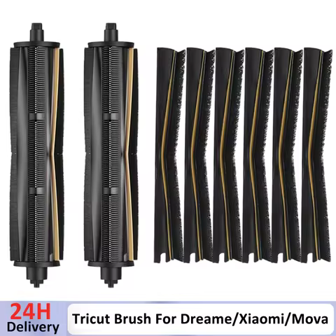 Tricut Brush Strip For Dreame X30 X40 L40/L10s Ultra Gen 3, Xiaomi X20 Pro/ X20+, MOVA P50 Pro/ Z50/