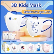 3D Duckbill Kids Face Mask Children Mask Kids Mask 3 Ply 3D Protective Mask individual packing 10 pc