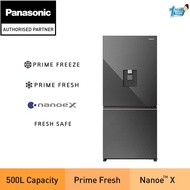 [𝐅𝐑𝐄𝐄 𝐃𝐄𝐋𝐈𝐕𝐄𝐑𝐘] PANASONIC NR-BW530X 500L PRIME+ EDITION PREMIUM 2 DOORS REFRIGERATOR NR-BW530XMMM