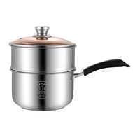 304 Stainless Steel Small Milk Boiling Pot Baby Food Instant Noodles Hot Milk Milk For Home Thickened Milk Soup Pot