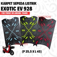 Exotic EV928 Electric Bike Mat / EV928 TURB Electric Bike Foot Mat