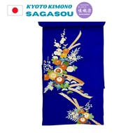 Japanese kimono fabric(和服) unused(没有使用过) pure silk(丝绸,纯丝) hand-painted dyeing(手绘染色) dress(裙子) cheong