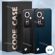 KK Oppo Reno11 F 5G Luxury Plain Skin Leather Phone Covers For Oppo Reno11F Reno 11F Reno 11 F Pro F