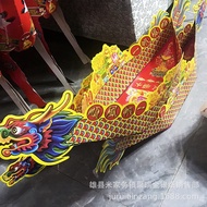 大号龙船凤船纸扎纸活殡葬用品龙头凤头金山银山金库银库幡Large Dragon Boat Phoenix Boat Paper Tie Paper Living Funeral Supplies Dr