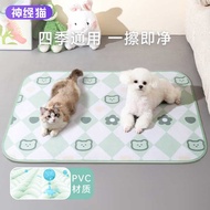 Summer Waterproof PVC Round Corner Floor Mat Puppy Dog Fence Dog Cage Cat Cage Mat Waterproof Changi
