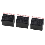 5PCS/Lot  Relay  HK4101F-DC5V DC12V  DC24V-SHG  5PIN  3A relay in stock MUS4