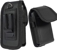 Ranyi MP3 Player Holster Case, Elastic Vegan Leather Wallet Holster with Belt Loop Clip Protection C