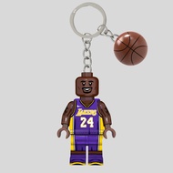 GANTUNGAN Kobe Bryant LEGO Keychain | Lego Kobe Bryant Keychain | NBA Series