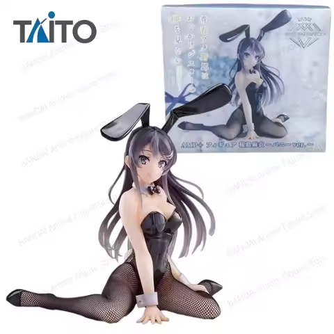 [In Stock]100% Original TAITO AMP+ Rascal Does Not Dream Mai Sakurajima Bunny Anime Collectible Figu