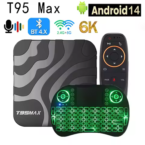 T95 Max TV Box 8GB 128GB Android14 Allwinner H618 Set Top Box HDR10 Media Player Set Top Box Google 