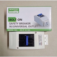 Boston Circuit Breaker With Aircon Outlet Housing SB 2P-3S 20A 30A 60A